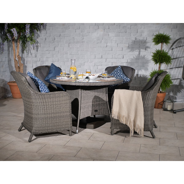 Rosalind Wheeler Paris Royalcraft 4 Seater Imperial Dining Set With